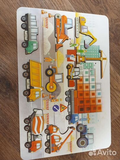 Деревянные пазлы вкладыши