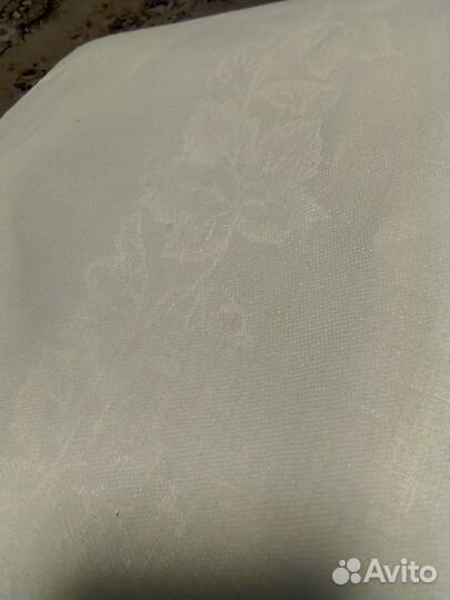 Скатерть лен жаккардов СССР 140 на 140