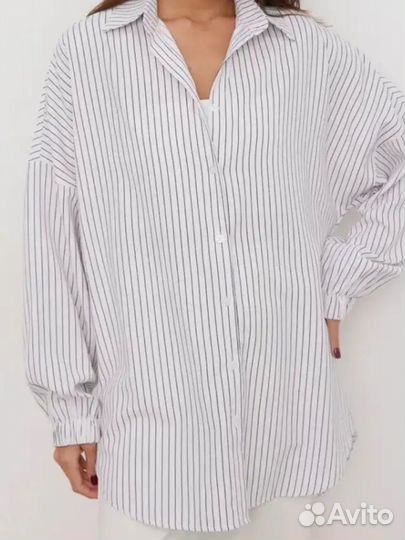 Рубашка женская в полоску