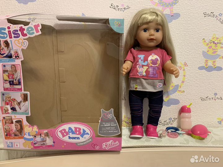 Кукла BabyBorn Sister оригинал, одежда BabyBorn
