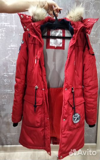 Куртка парка для девочки зимняя