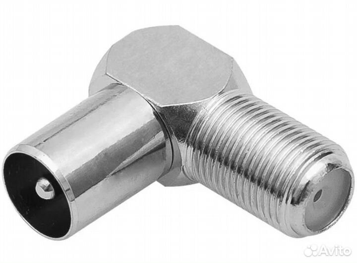 Штекер TV /штекер тв угловой под гайку F