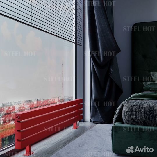 Напольный дизайн радиатор Steel-Hot от производите