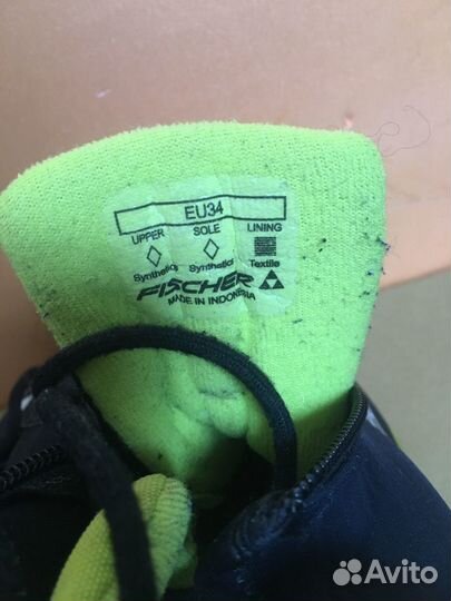 Лыжные ботинки fischer 34 размер