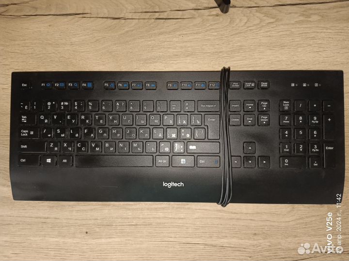 Клавиатура офисная, Logitech k280e