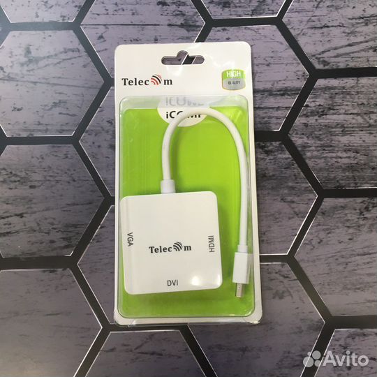 Переходник мини DP-VGA/hdmi/DVI TA556