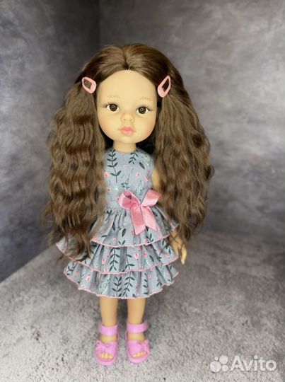 Перепрошивка волос кукле