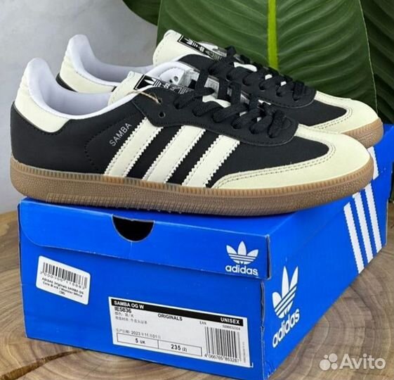 Adidas originals samba OG core black wonder white