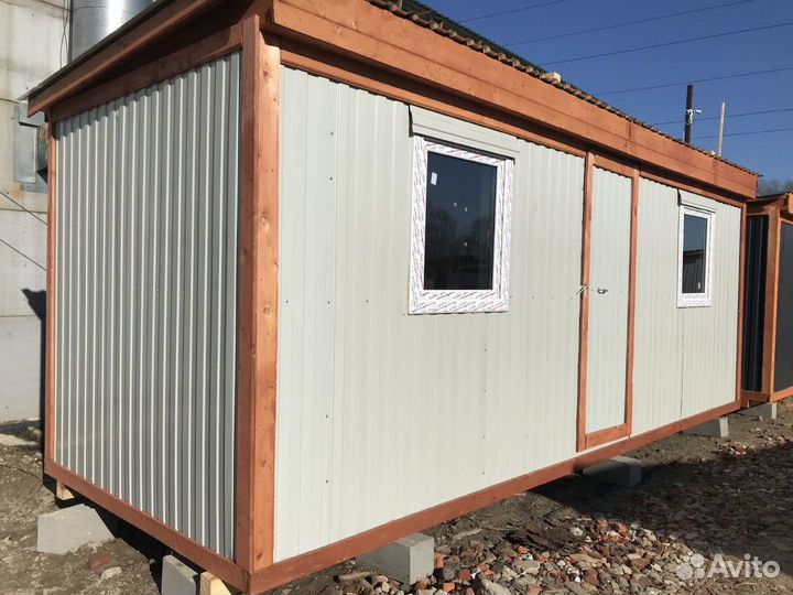 Бытовка вагончик 6м распашной