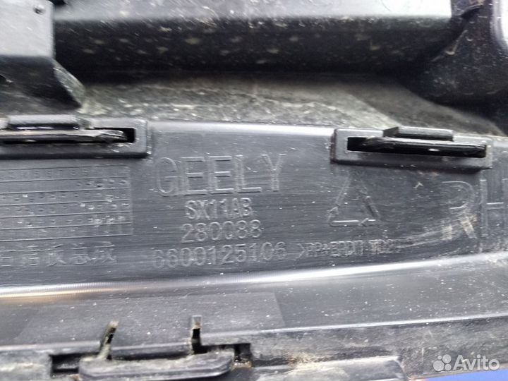 Накладка порога правого Geely Coolray Sport SX11