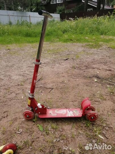 Самокат детский бу, 4 колеса