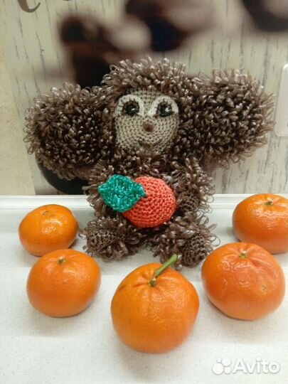 Мочалка чебурашка