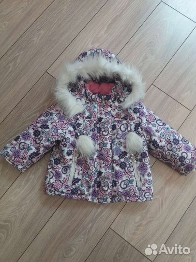 Зимний костюм для девочки 86