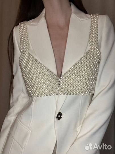 Топ из бусин