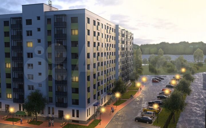1-к. квартира, 58,7 м², 2/11 эт.