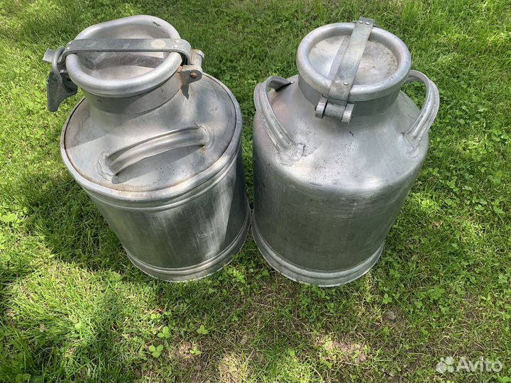 Алюминиевые бидоны, в рабочем состоянии