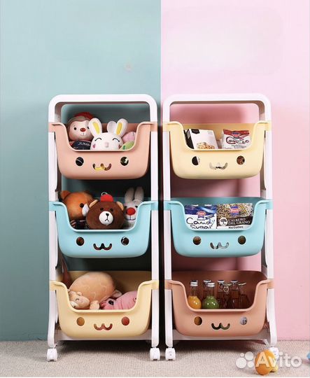 Стеллаж детский для игрушек