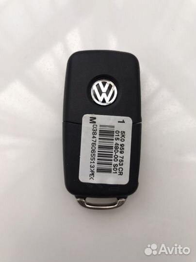 Ключ зажигания Volkswagen polo