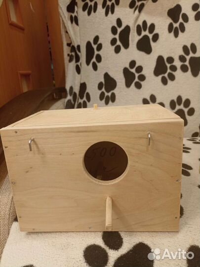 Домик и полки для попугаев и грызунов