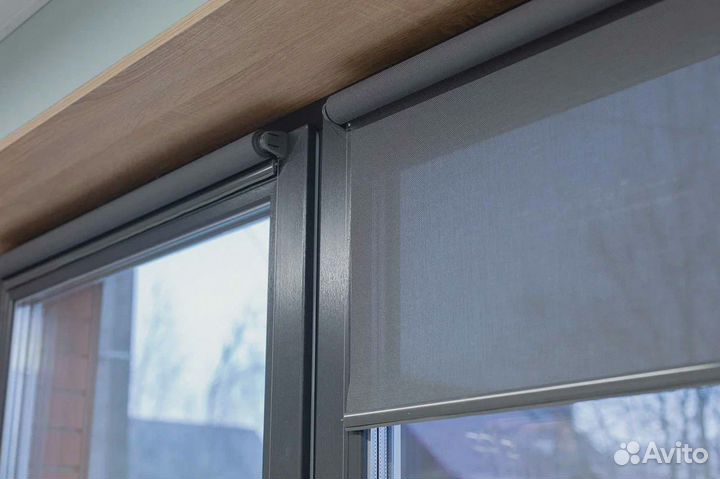 Рулонные шторы на ручном управлении