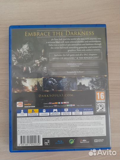 Dark souls 3 goty ps4