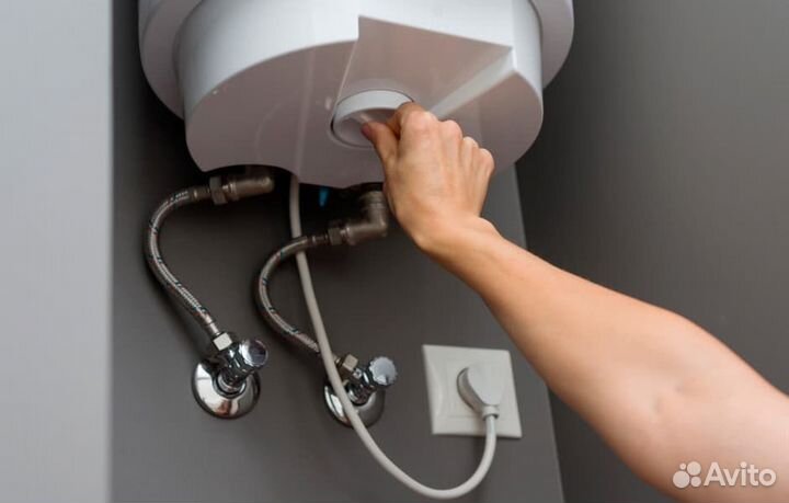 Установка водонагревателей, стир машин,счётчиков