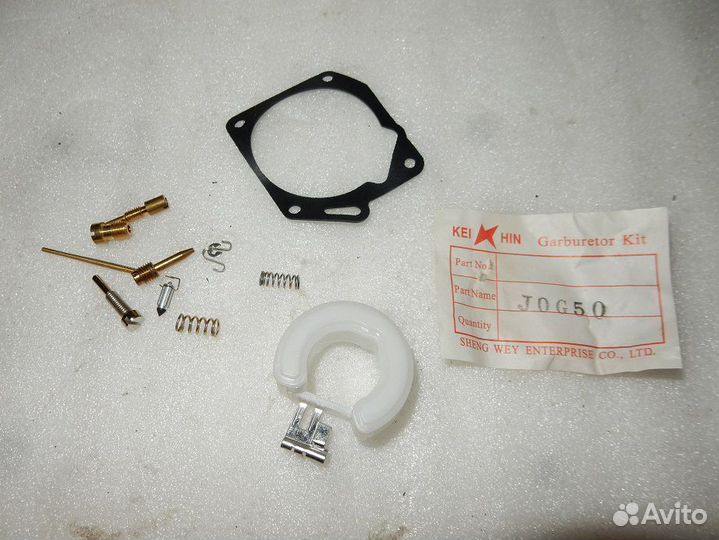 Ремкомплект карбюратора для скутера yamaha jog