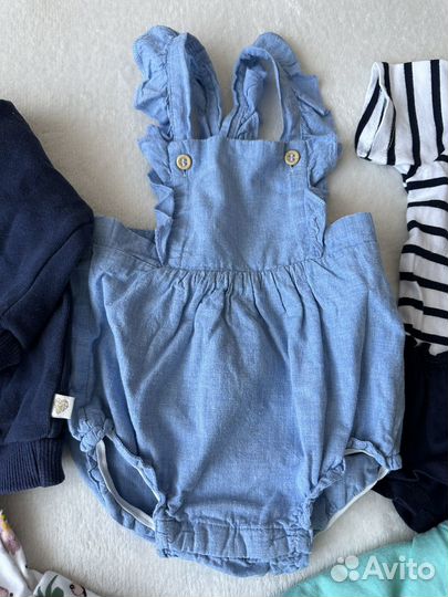 Одежда для девочки пакетом 6-9 месяцев, 62-74