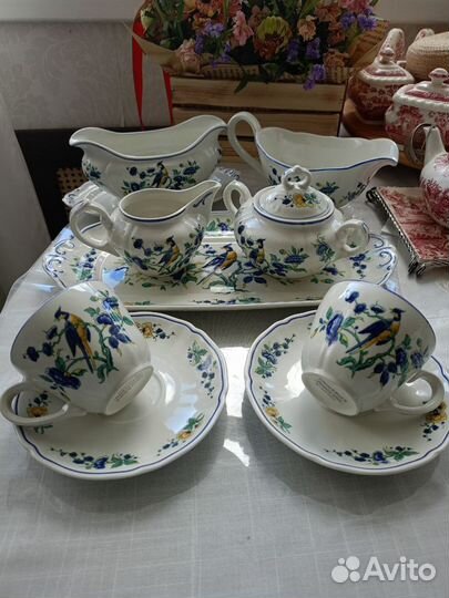 Винтажная посуда Феникс,Phoenix blau Villeroy boch