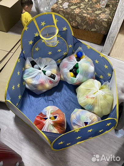 Сухой бассейн с шариками бу