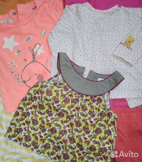 Вещи пакетом на девочку 62 68 p