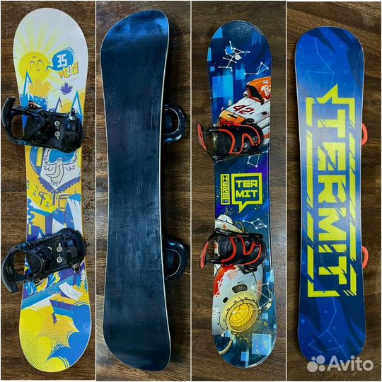Подростковые сноуборды с креплениями 135-140