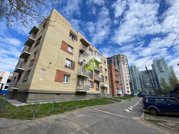 3-к. квартира, 56,6 м², 1/4 эт.