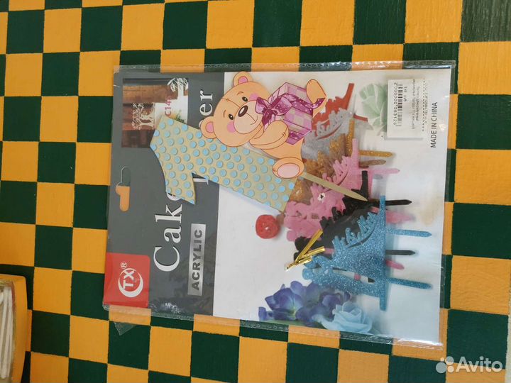 Топпер для торта 1