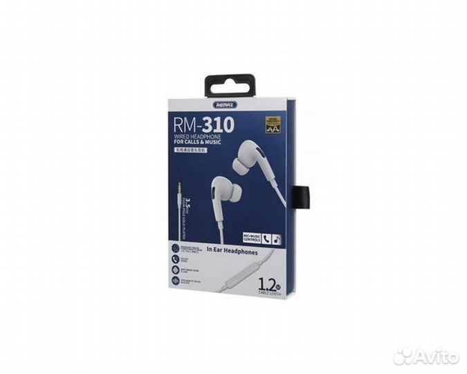 Гарнитура Remax RM-310 белый