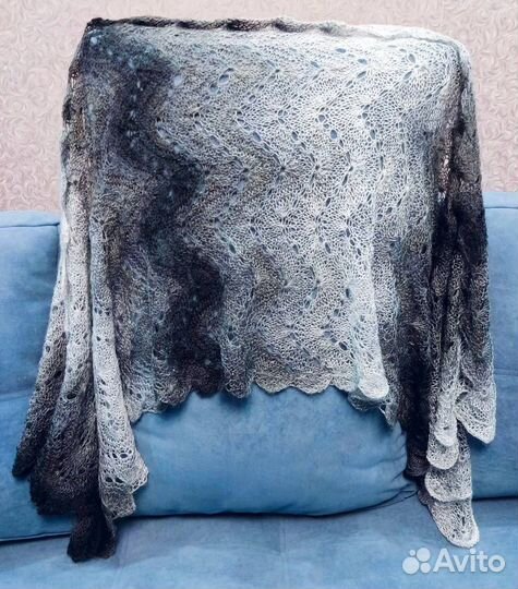 Шарф палантин ручной работы