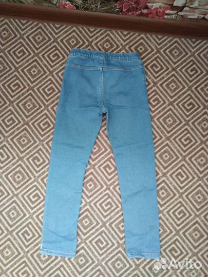 Джинсы для девочки 128