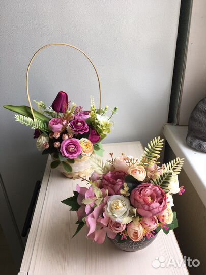 Интерьерные композиции Корзинка