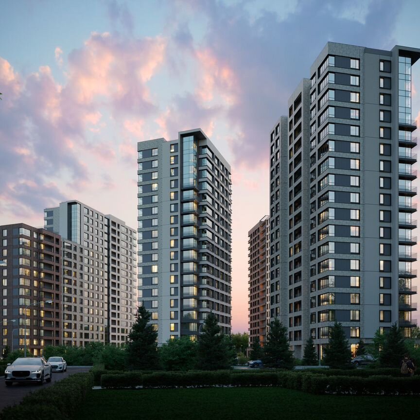 2-к. квартира, 54 м², 6/18 эт.