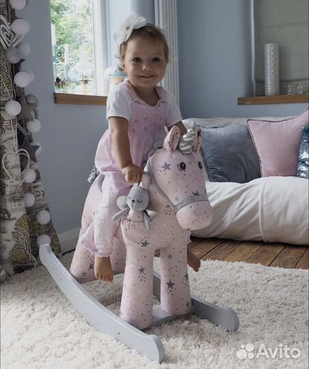 Лошадка качалка Little Bird Told Me, единорог