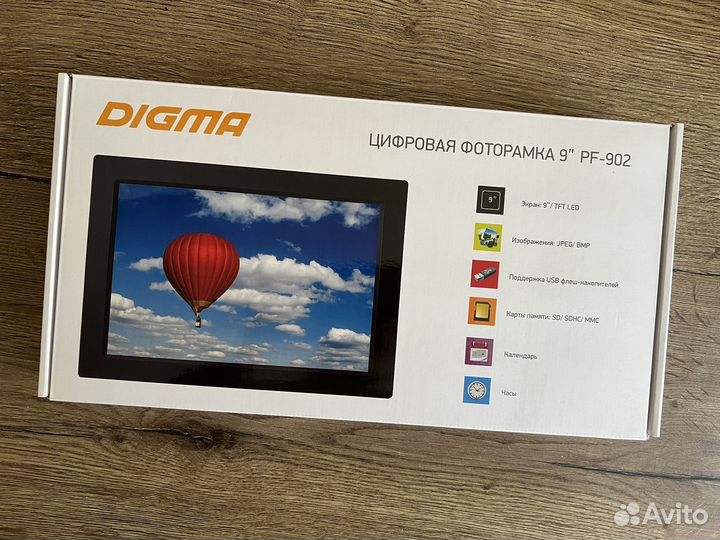 Цифровая фоторамка digma pf-902