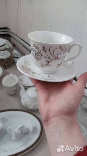 Сервиз чайный 6 персон новый