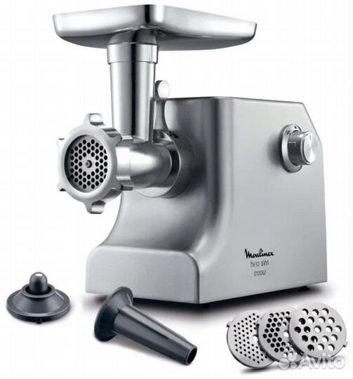 Электромясорубка Moulinex HV10 ME856D32 Silver