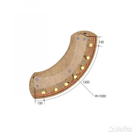 Барная стойка. Стойка ресепшн. Выставочные стенды