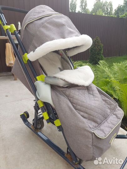 Детские санки коляска ника