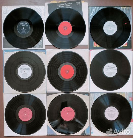 Пластинки. Эстрада. Моцарт. Чайковский