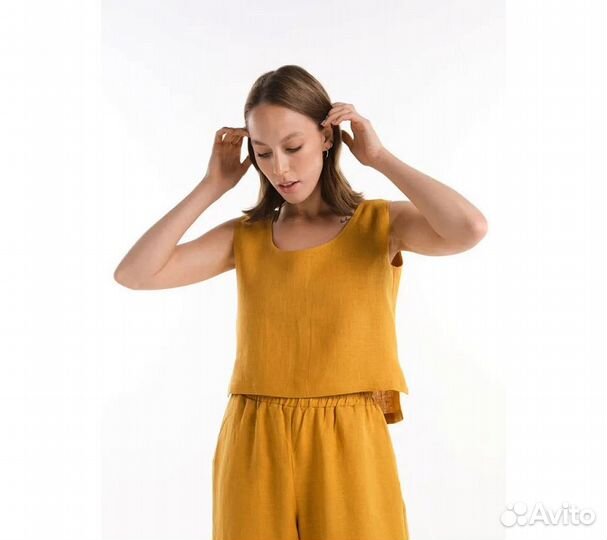 Топ женский GoodNight Organic Soul 40-44р, желтый