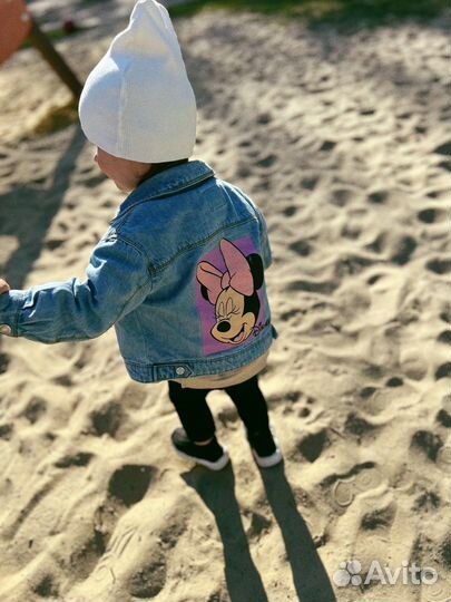 Джинсовая куртка zara 92