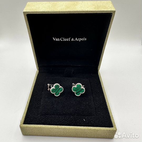 Серьги van cleef