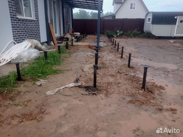 Винтовые сваи под ключ + монтаж